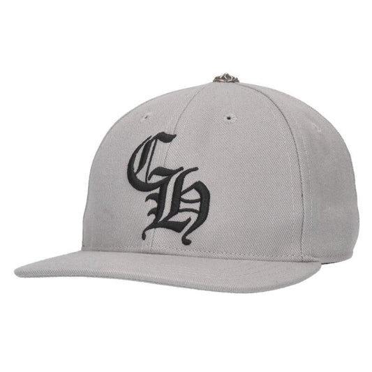 Chrome Hearts CH Embroidered Baseball Cap Gray Size ONE SIZE
