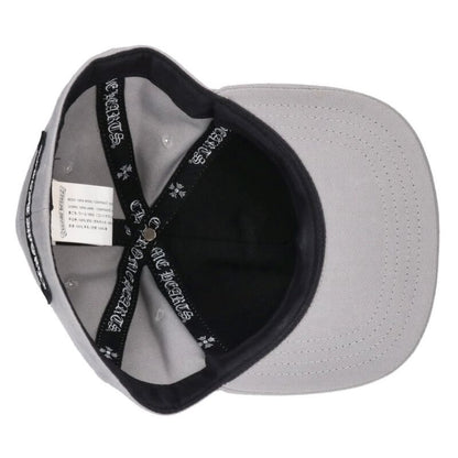 Chrome Hearts CH Embroidered Baseball Cap Gray Size ONE SIZE