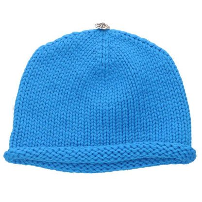 Chrome Hearts Cashmere Cross Patch Beanie Blue/Purple