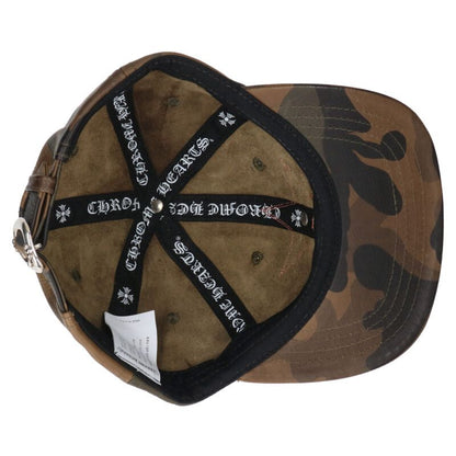 Chrome Hearts Star Patch Camo Leather Cap