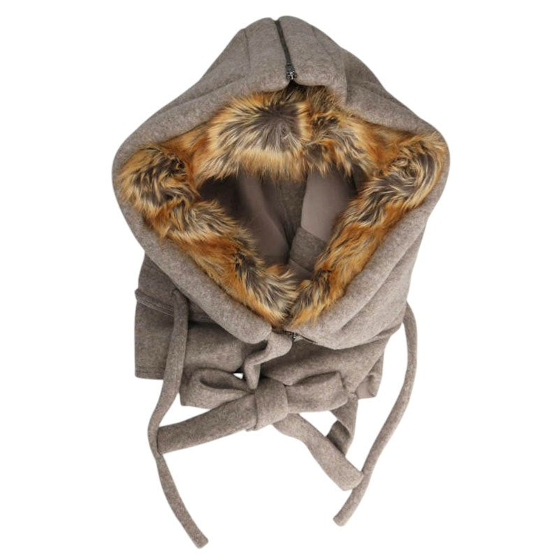 Ottolinger Super Furry Faux Fur Drawstring Size ONE SIZE