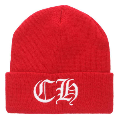Chrome Hearts ACRYL WATCH CAP Embroidered Hat Red