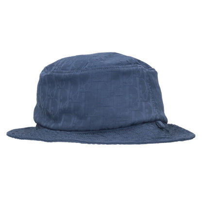 DIOR Oblique All-Over Pattern Hat Navy Size ONE SIZE