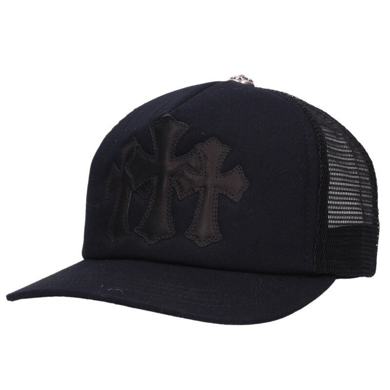 Chrome Hearts 3 Cemetary Leather Patch Trucker Size ONE SIZE