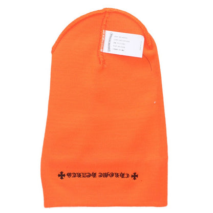Chrome Hearts SIZE WOOL WATCH CAP Embroidered Hat Orange Size ONE
