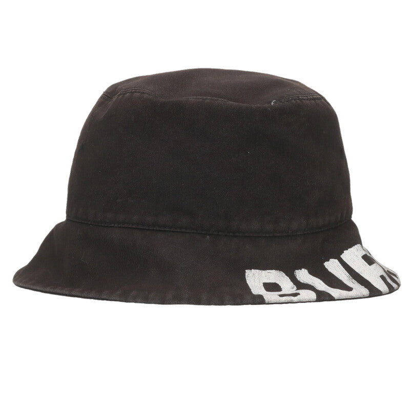 Burberry Logo Bucket Hat Black Size L