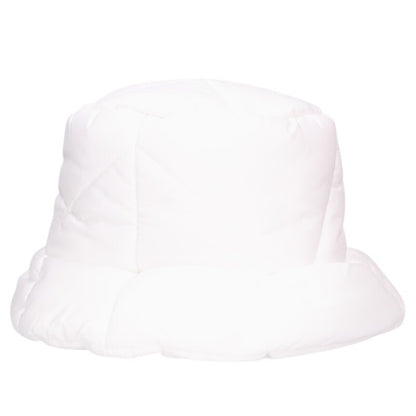 Prada White Quilted Padded Nylon Bucket Hat Size ONE SIZE