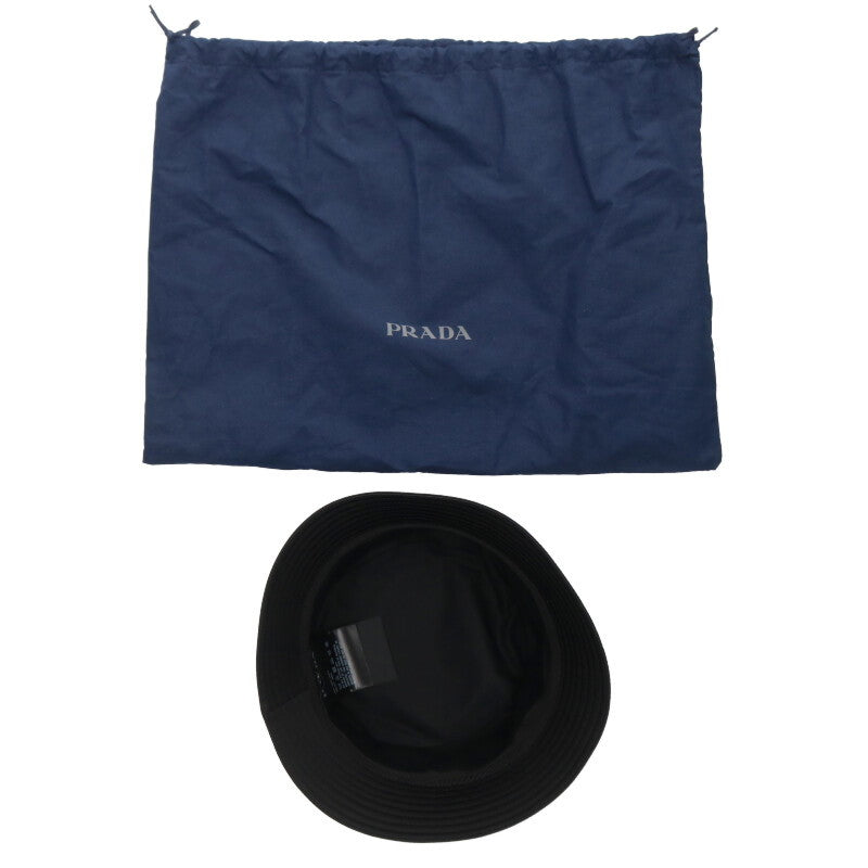 Prada Black/Silver Rhinestone Re-Nylon Bucket Size ONE SIZE