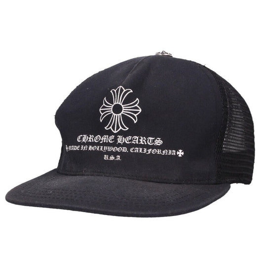 Chrome Hearts Logo Print Hat Black Size ONE SIZE