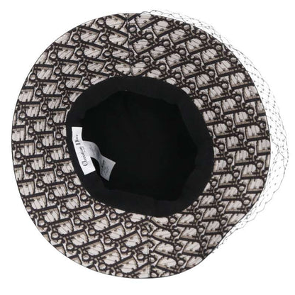 DIOR Oblique Couture Bucket Hat Black Size ONE SIZE