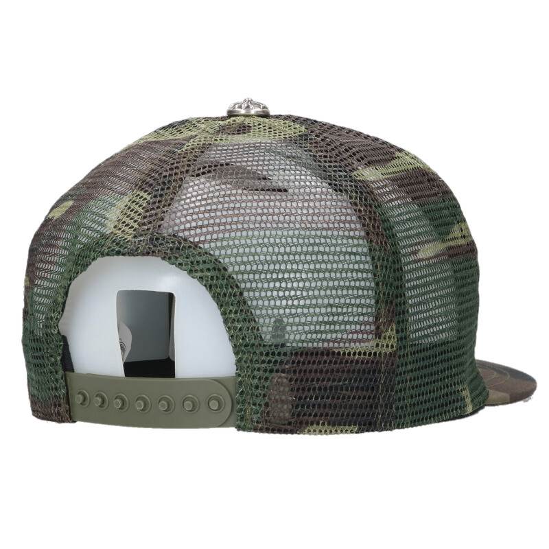 Chrome Hearts CH Patch Cross Ball Camo Mesh Size ONE Multi