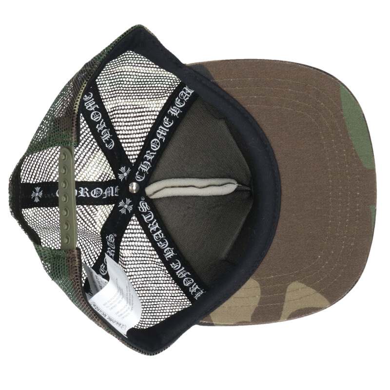 Chrome Hearts CH Patch Cross Ball Camo Mesh Size ONE Multi