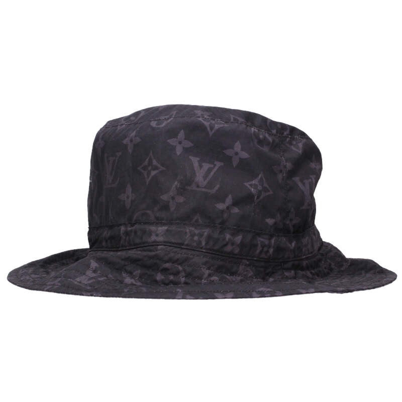 Louis Vuitton Bucket Hat Black Size 60