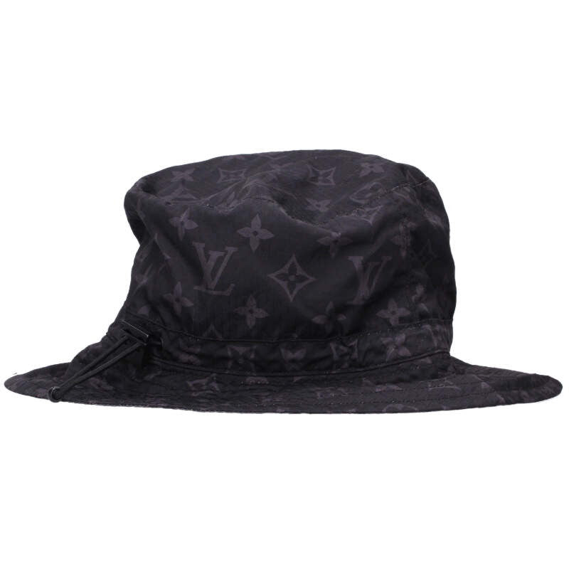 Louis Vuitton Bucket Hat Black Size 60
