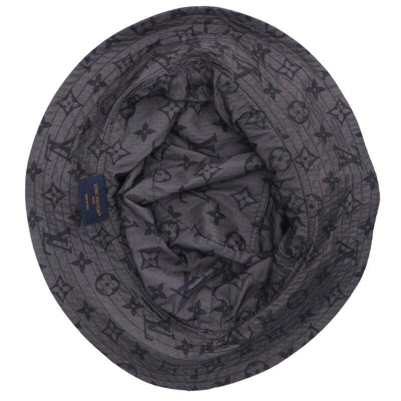 Louis Vuitton Bucket Hat Black Size 60
