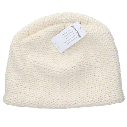 Chrome Hearts Cashmere Cross Patch Beanie White Size ONE