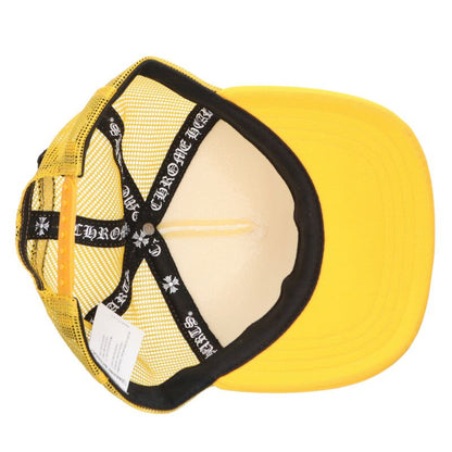 Chrome Hearts SIZE TRUCKER CAP Print Hat Yellow Size ONE