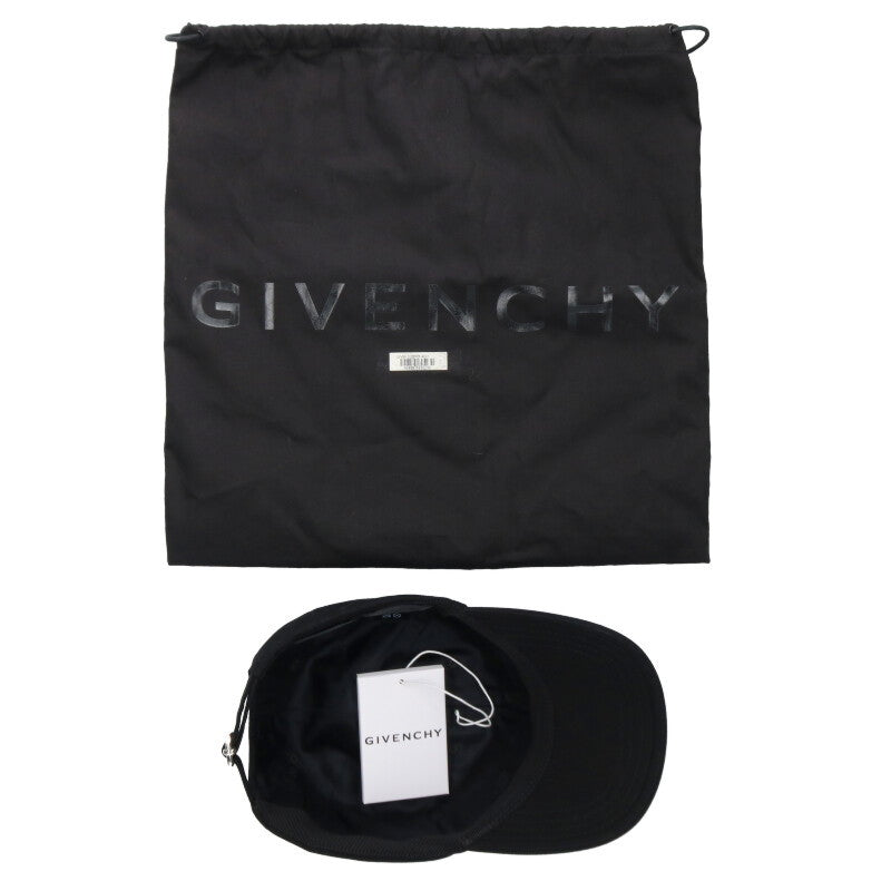 GIVENCHY Logo Embroidered Cap Black Size ONE SIZE
