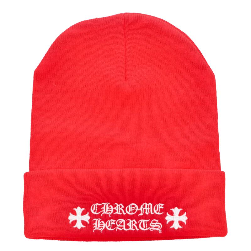 Chrome Hearts Wool Hat Red Size ONE SIZE
