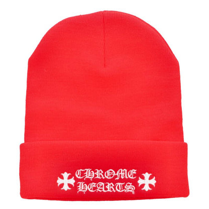 Chrome Hearts Wool Hat Red Size ONE SIZE