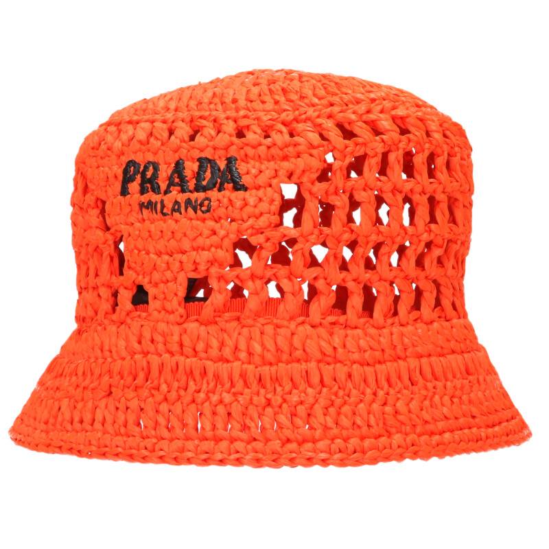 Prada Raffia Straw Bucket Hat Size ONE SIZE