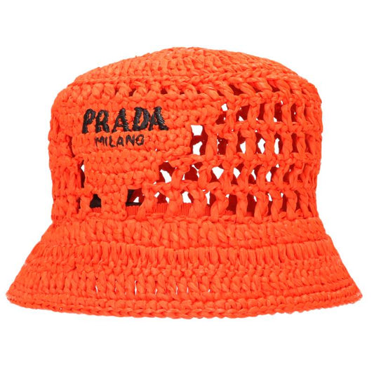 Prada Raffia Straw Bucket Hat Size ONE SIZE