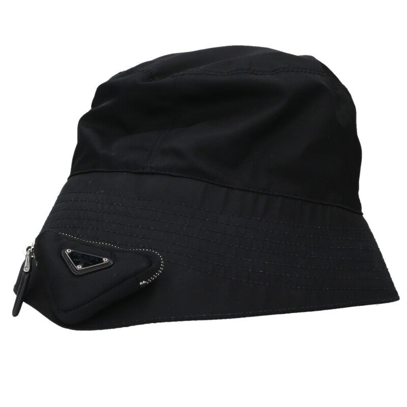 Prada Nylon Bucket Hat with Triangle Pouch Size ONE SIZE