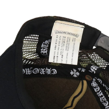 Chrome Hearts SIZE TRUCKER CAP Camo Hat Black x Green x Silver Size ONE