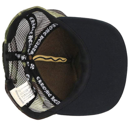 Chrome Hearts SIZE TRUCKER CAP Camo Hat Black x Green x Silver Size ONE