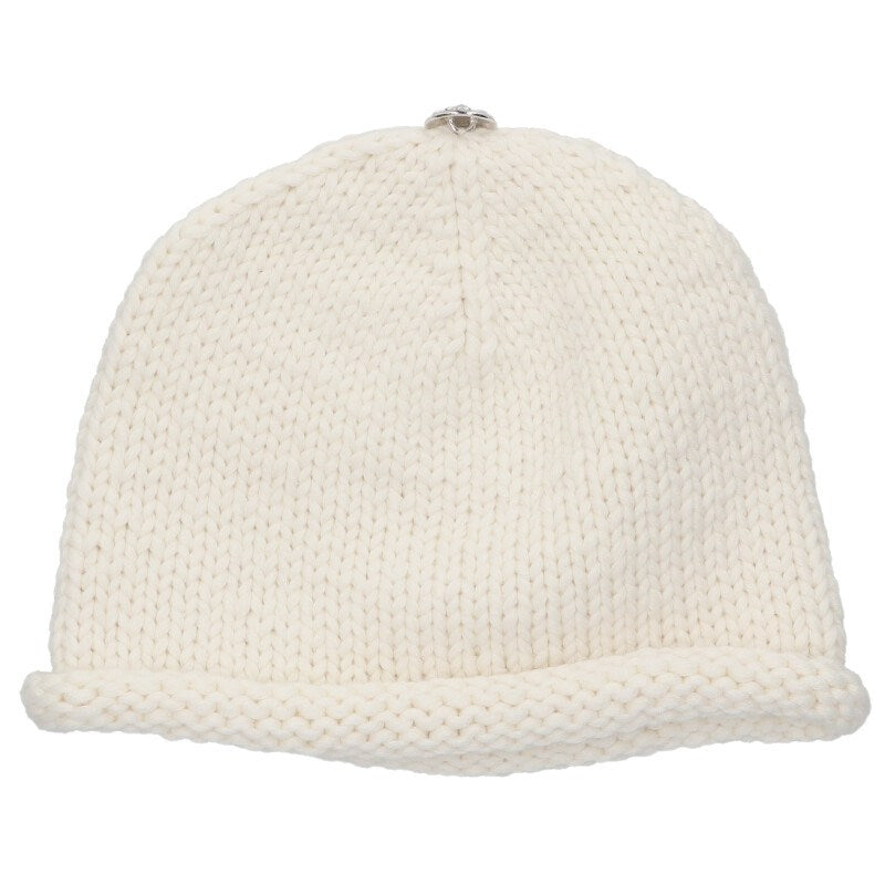 Chrome Hearts Cashmere Bead Cross Patch Beanie Size ONE