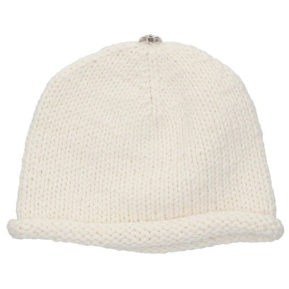 Chrome Hearts Cashmere Bead Cross Patch Beanie Size ONE