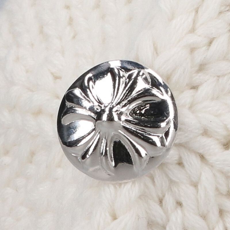 Chrome Hearts Cashmere Bead Cross Patch Beanie Size ONE