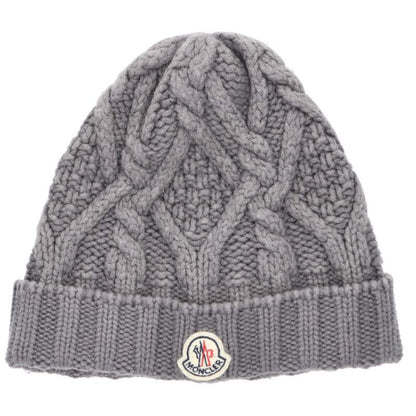 MONCLER Wool Berretto Beanie Gray