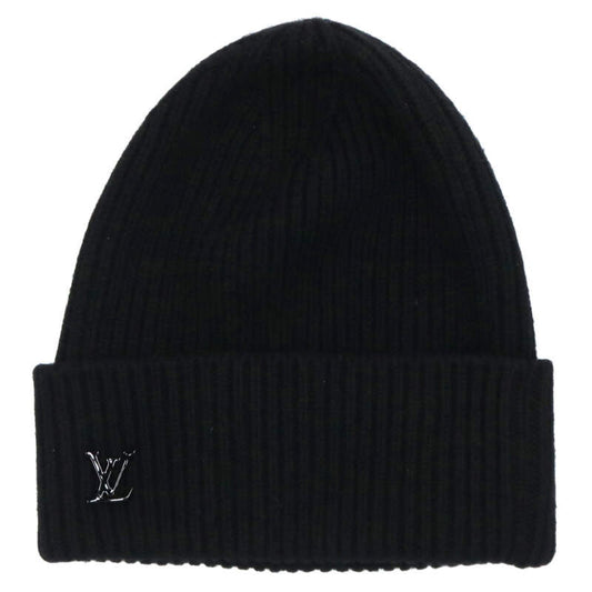 Louis Vuitton LV Ahead 1.1 Cashmere Beanie LV Logo Pin Black