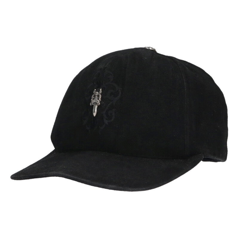 Chrome Hearts Dagger Embellished Cotton Cap Size ONE SIZE