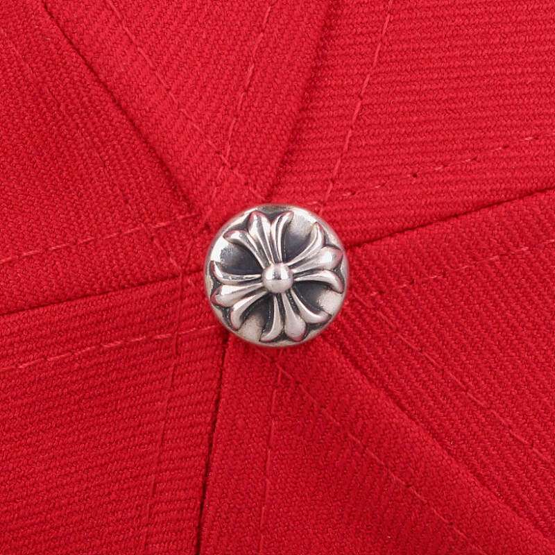 Chrome Hearts SIZE CH HAT CH Embroidered Red x White Size ONE