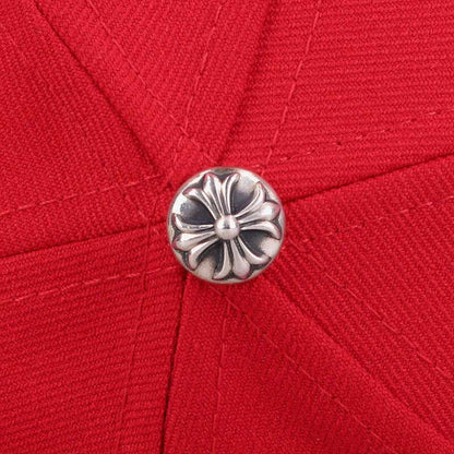 Chrome Hearts SIZE CH HAT CH Embroidered Red x White Size ONE