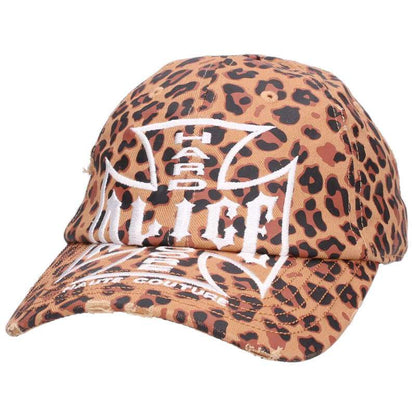 ALICE HOLLYWOOD Logo Embroidered Leopard Hat Size ONE SIZE
