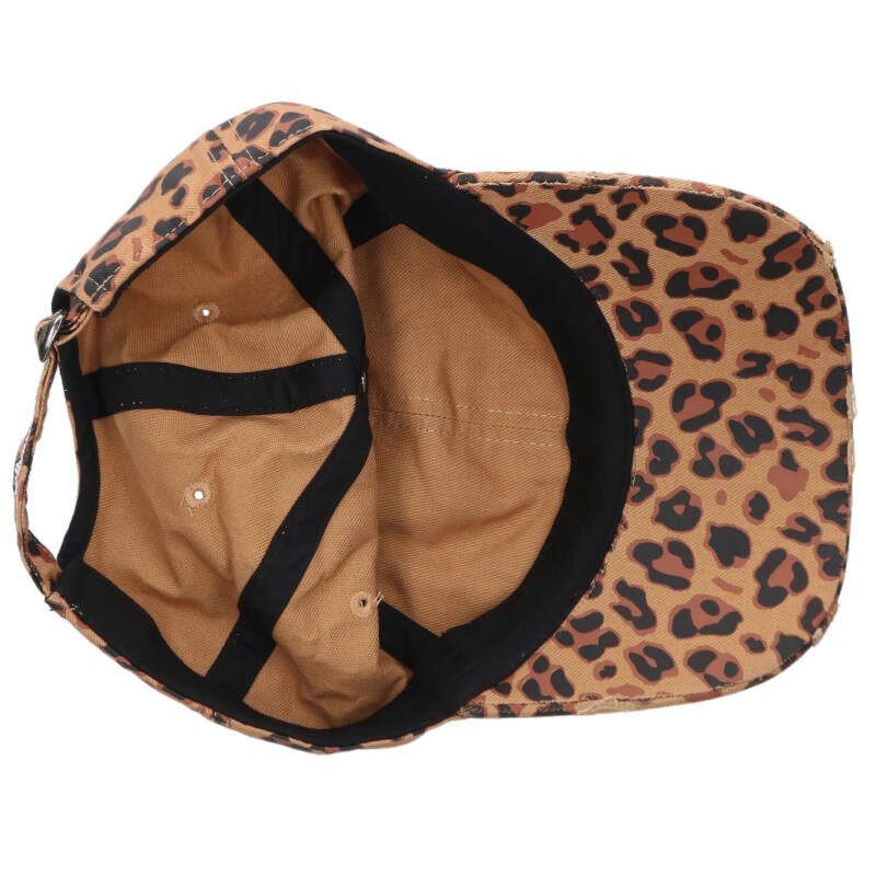ALICE HOLLYWOOD Logo Embroidered Leopard Hat Size ONE SIZE