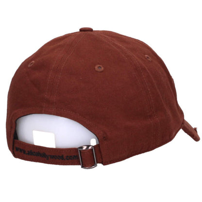 ALICE HOLLYWOOD Logo Embroidered Hat Brown Size ONE SIZE