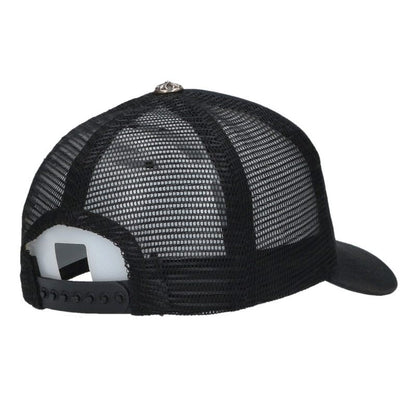 Chrome Hearts SIZE TRUCKER CAP CH Patch Hat Black Size ONE