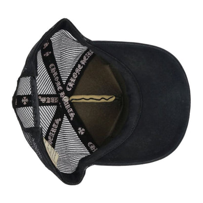 Chrome Hearts SIZE TRUCKER CAP CH Patch Hat Black Size ONE