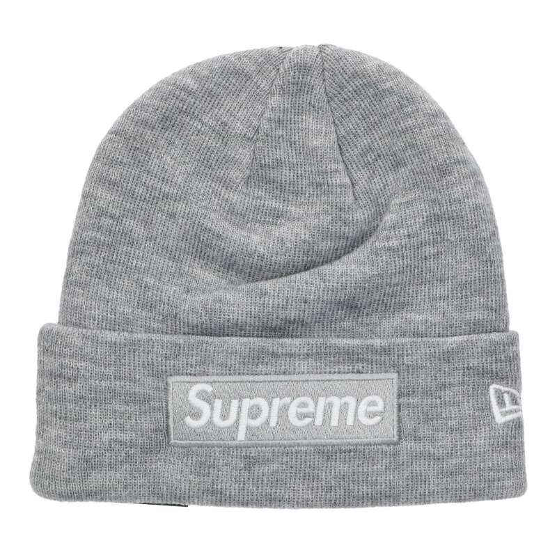 Supreme x New Era 24AW Box Logo Beanie Gray Size ONE SIZE