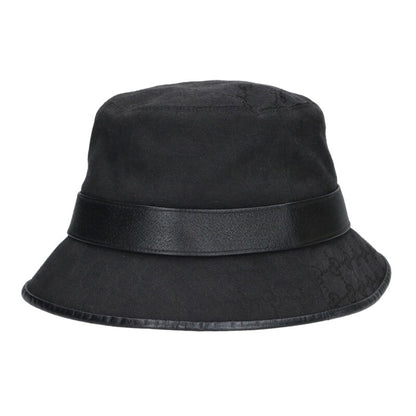 GUCCI GG Canvas Bucket Hat Black Size ONE SIZE