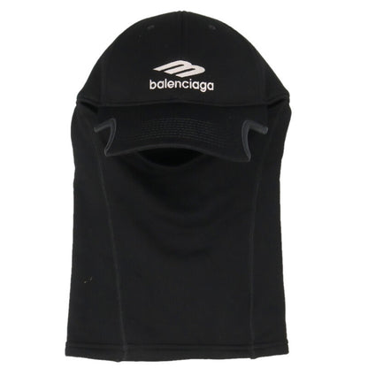 Balenciaga Logo Embroidered Hat Black x White Size L