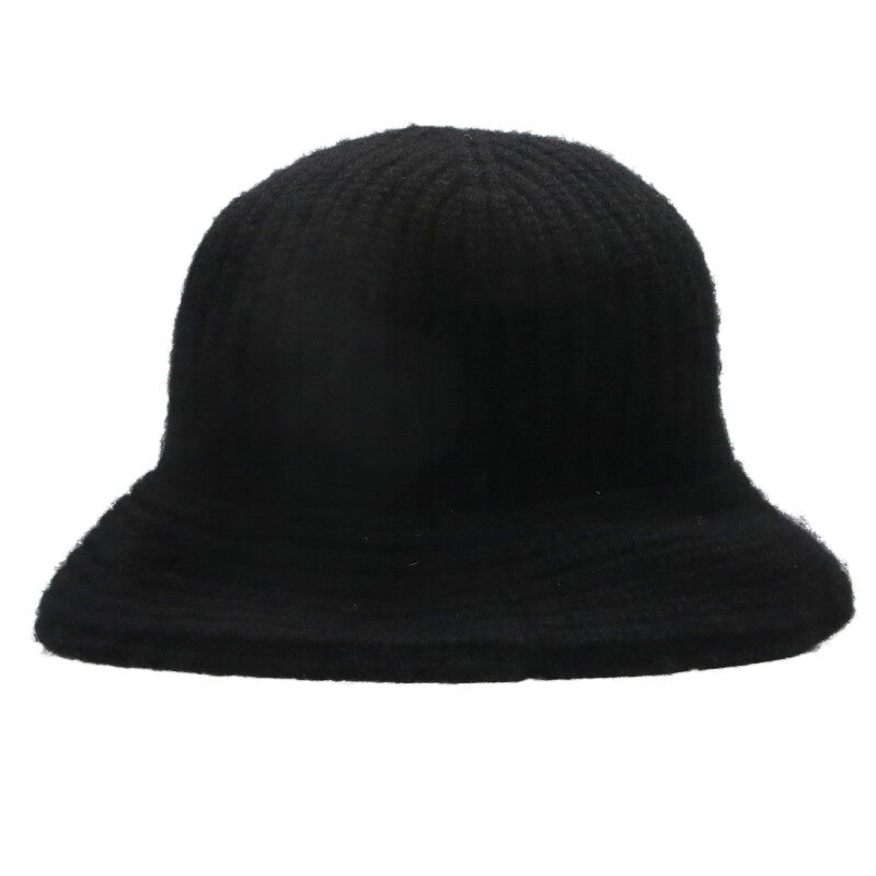 CELINE Cashmere Bucket Hat Black/Beige Size ONE SIZE