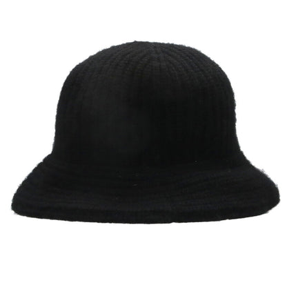 CELINE Cashmere Bucket Hat Black/Beige Size ONE SIZE