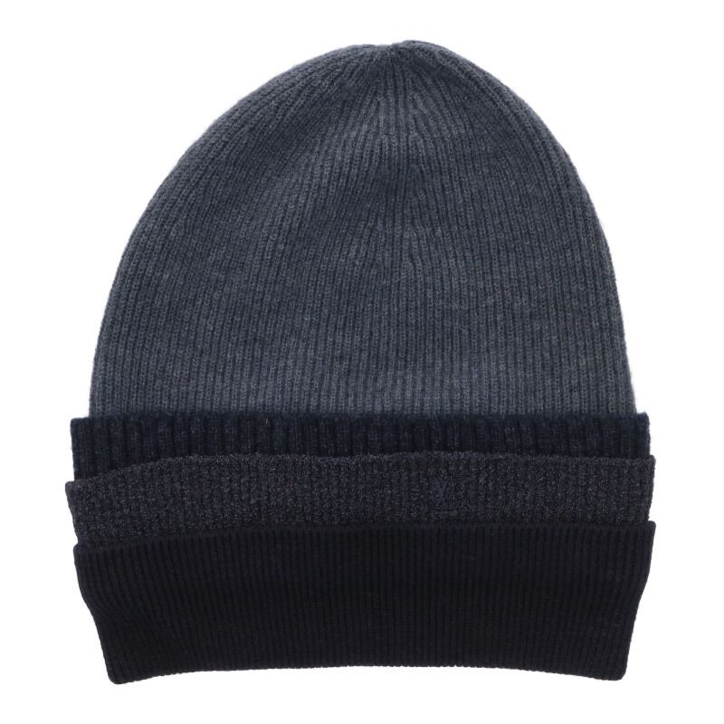 Louis Vuitton Cashmere Hat Gray Size M