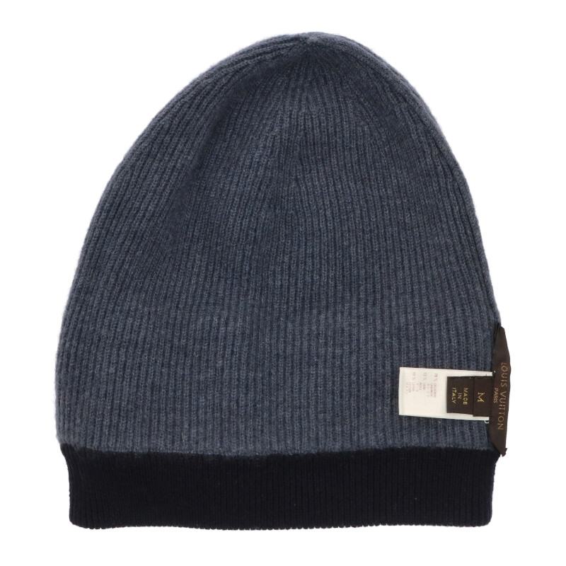 Louis Vuitton Cashmere Hat Gray Size M