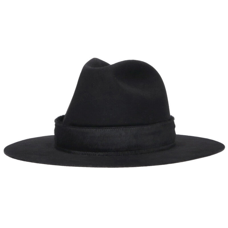 Chrome Hearts Hat U Felt Fedora Black Size ONE SIZE